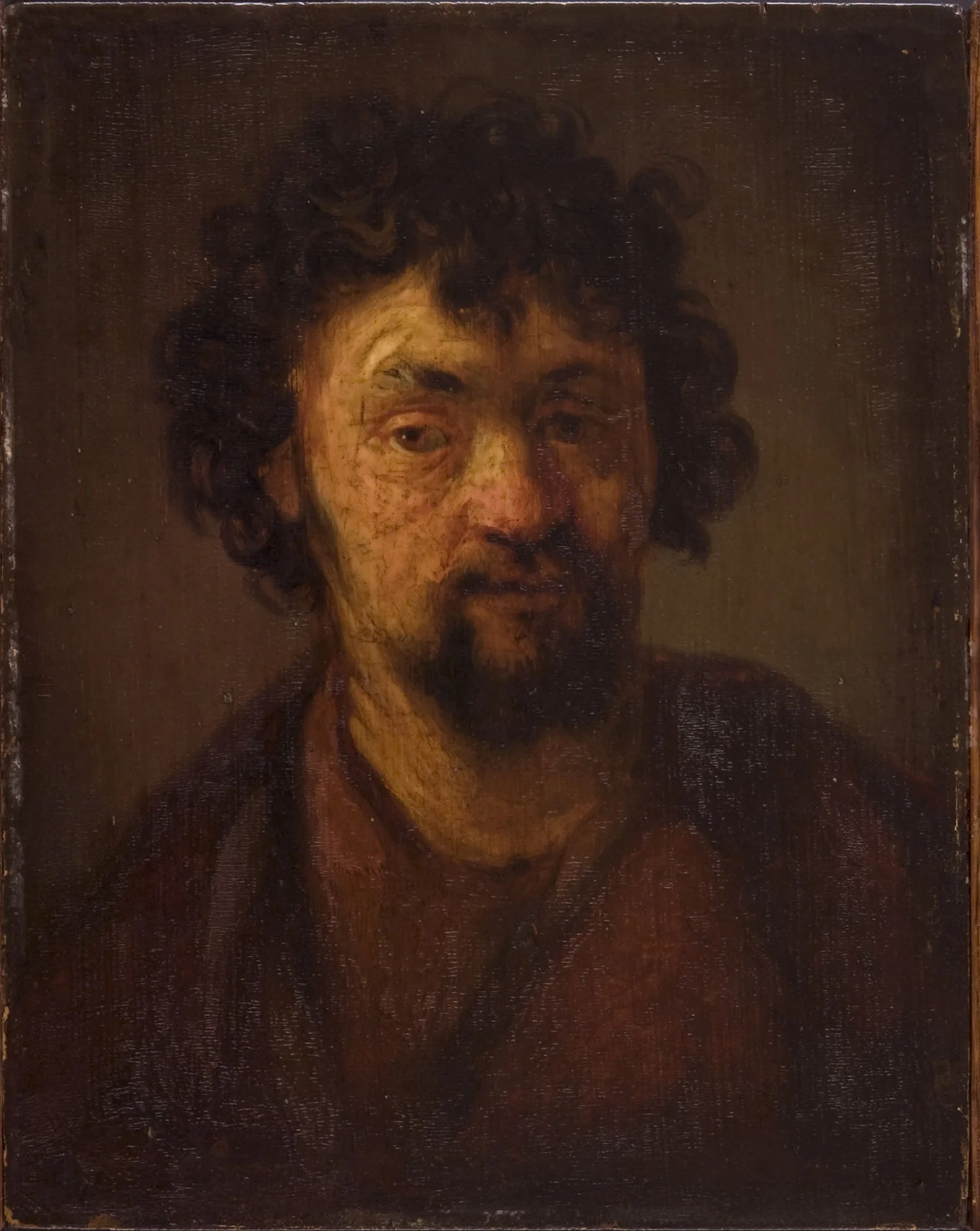 Head of a Man, detail