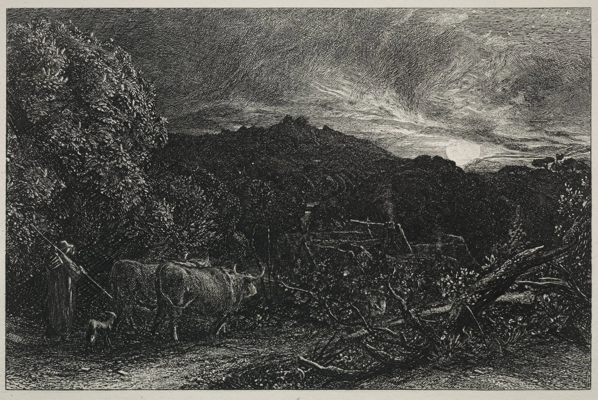 The Weary Plowman, detail