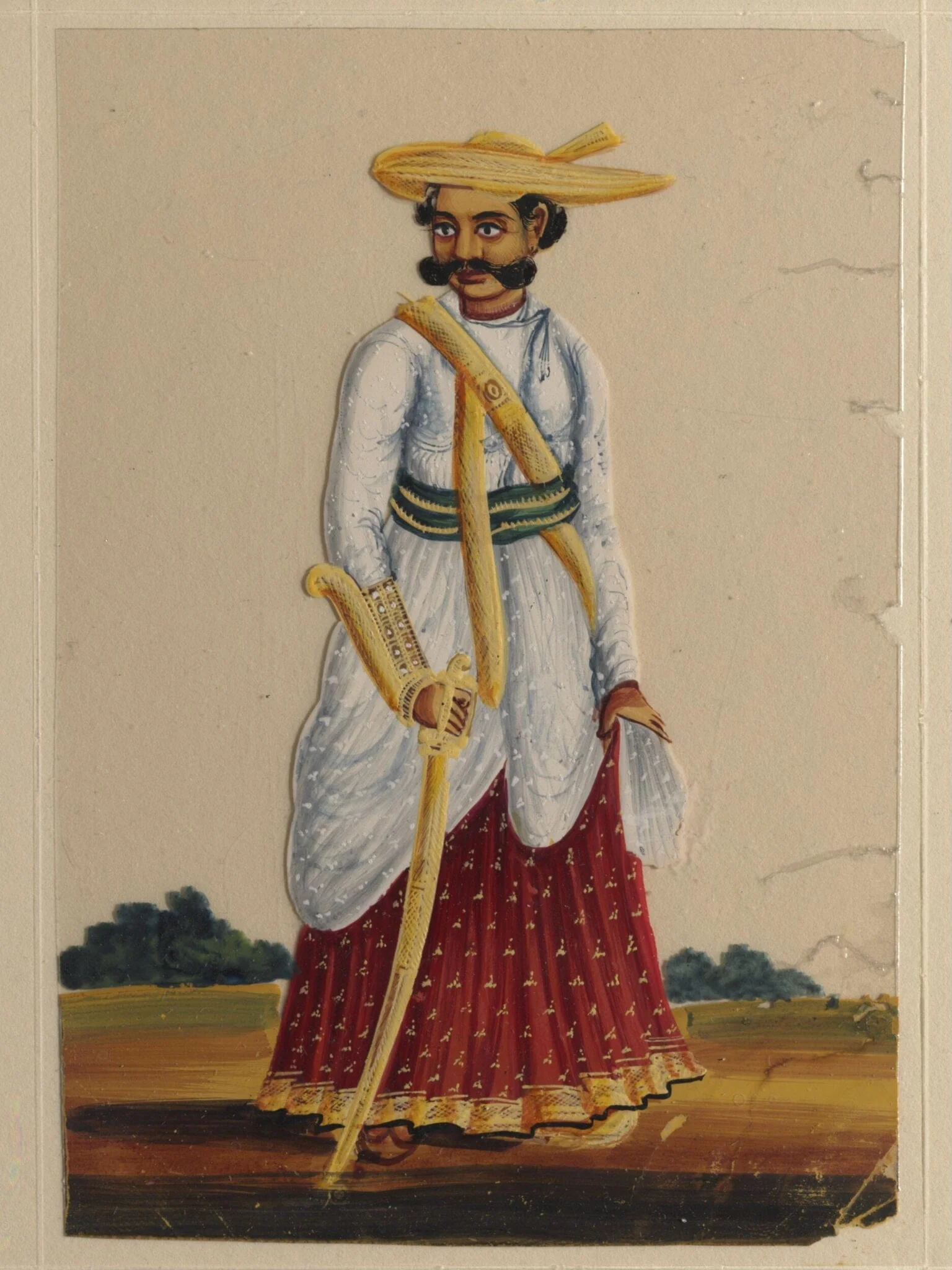One of twelve paintings depicting occupations., detail