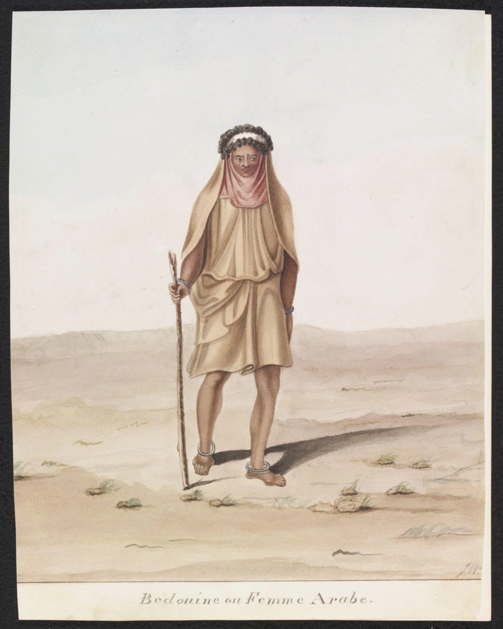 Bedouine ou Femme Arabe, detail