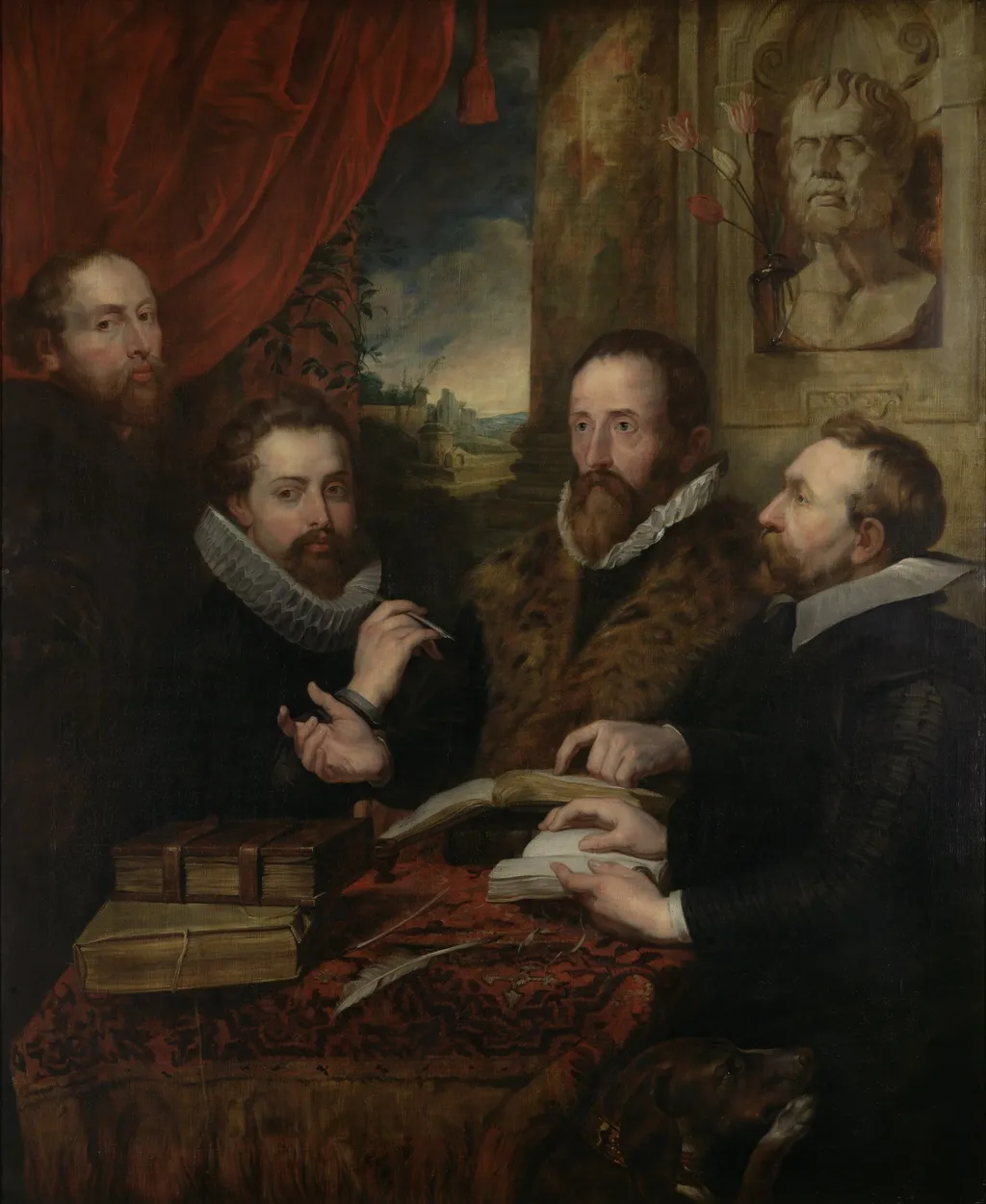 Four Philosophers, by Jean-Pierre-Antoine Tassaert, unspecified