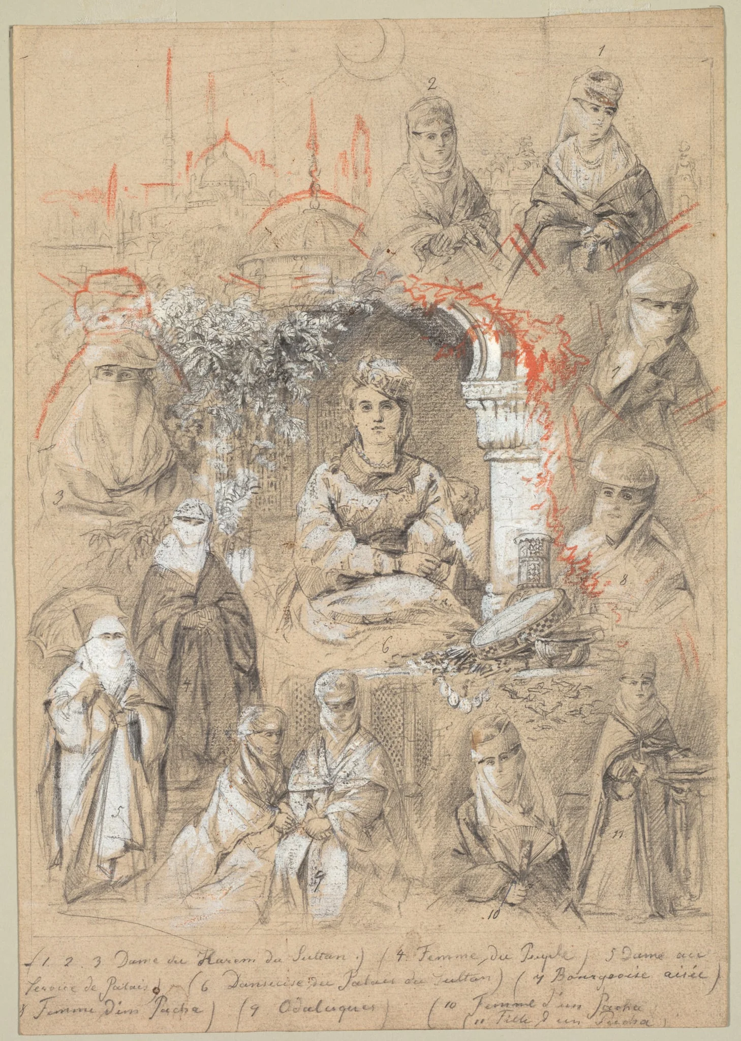 Harem Women, detail