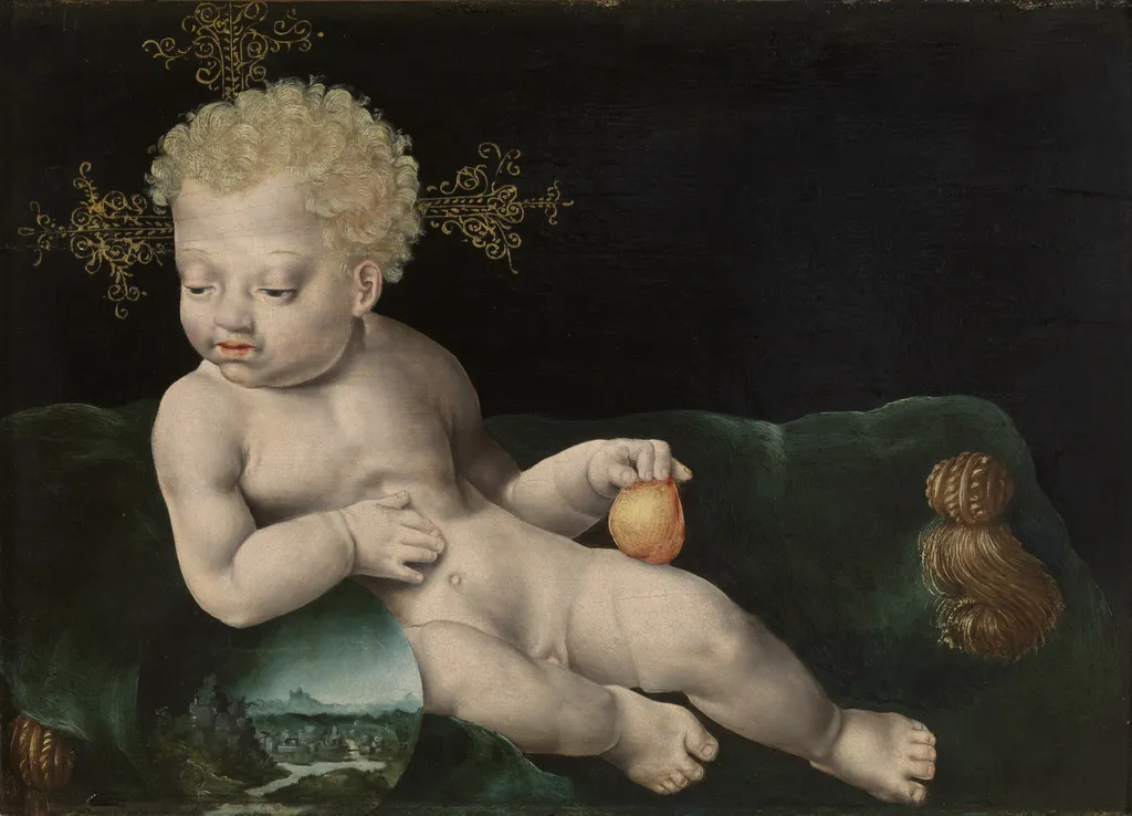 The Christ-Child, by Joos van Cleve, oil, 1524