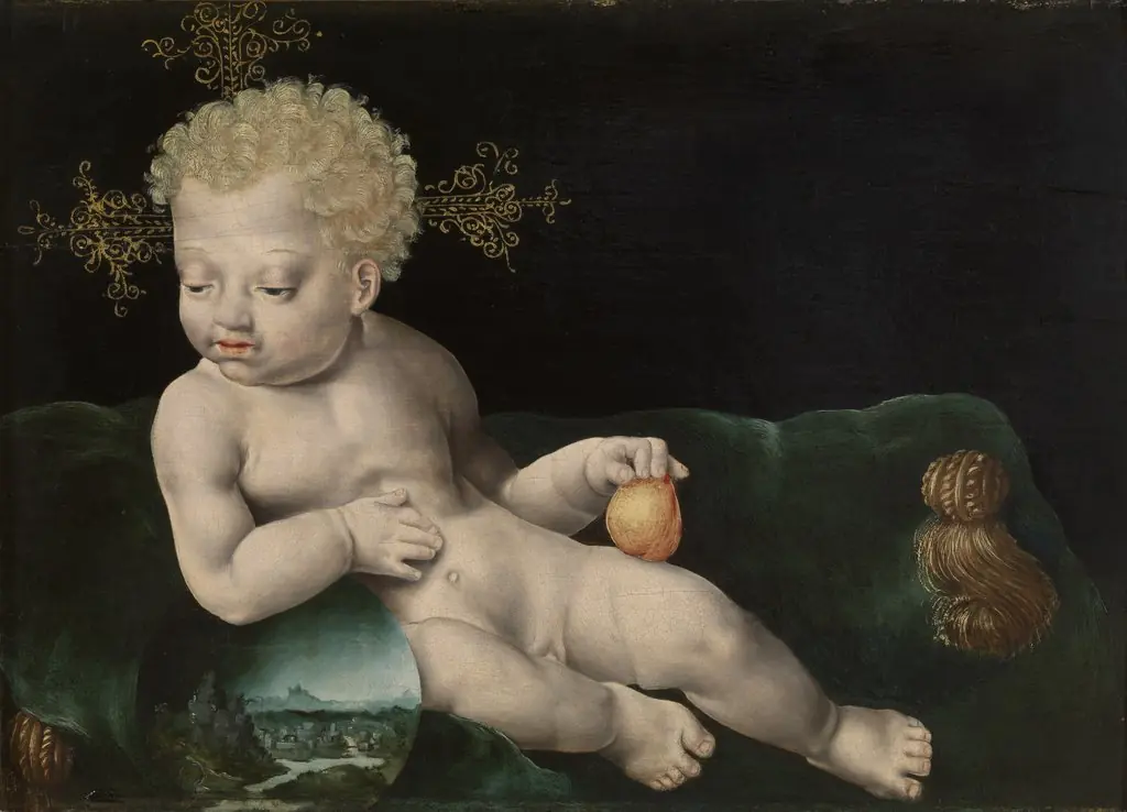 The Christ-Child, by Joos van Cleve, oil, 1524