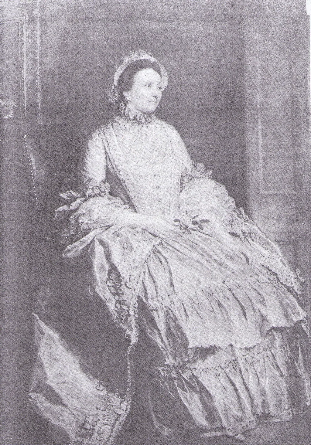 The Wife of William St Quintin, by Thomas Gainsborough, oil, 1767
