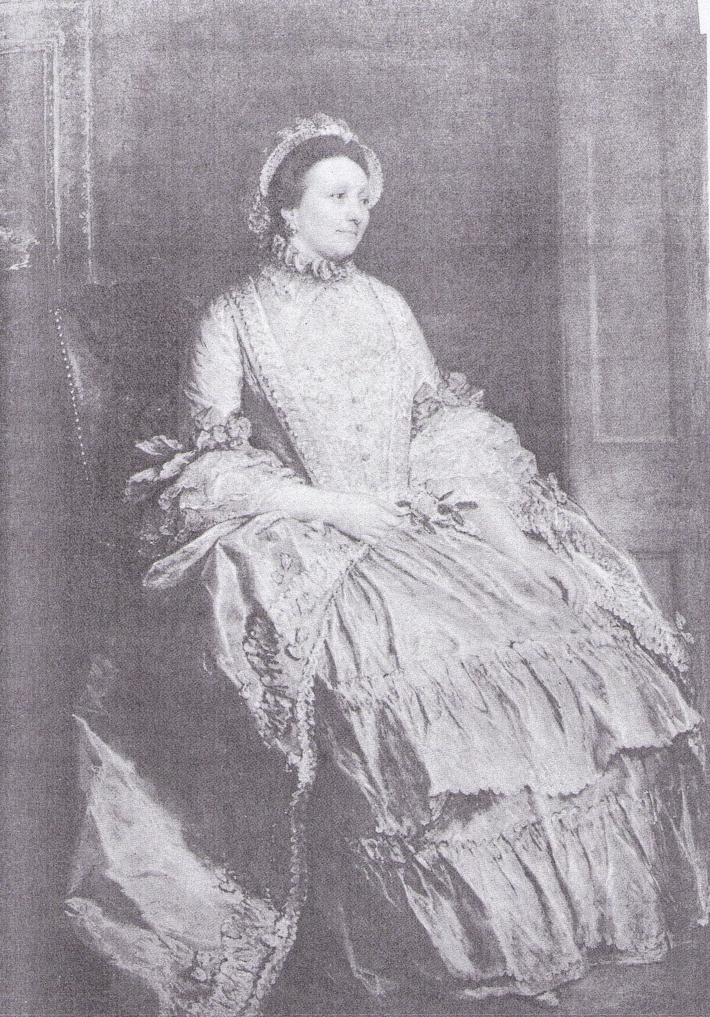 The Wife of William St Quintin, detail