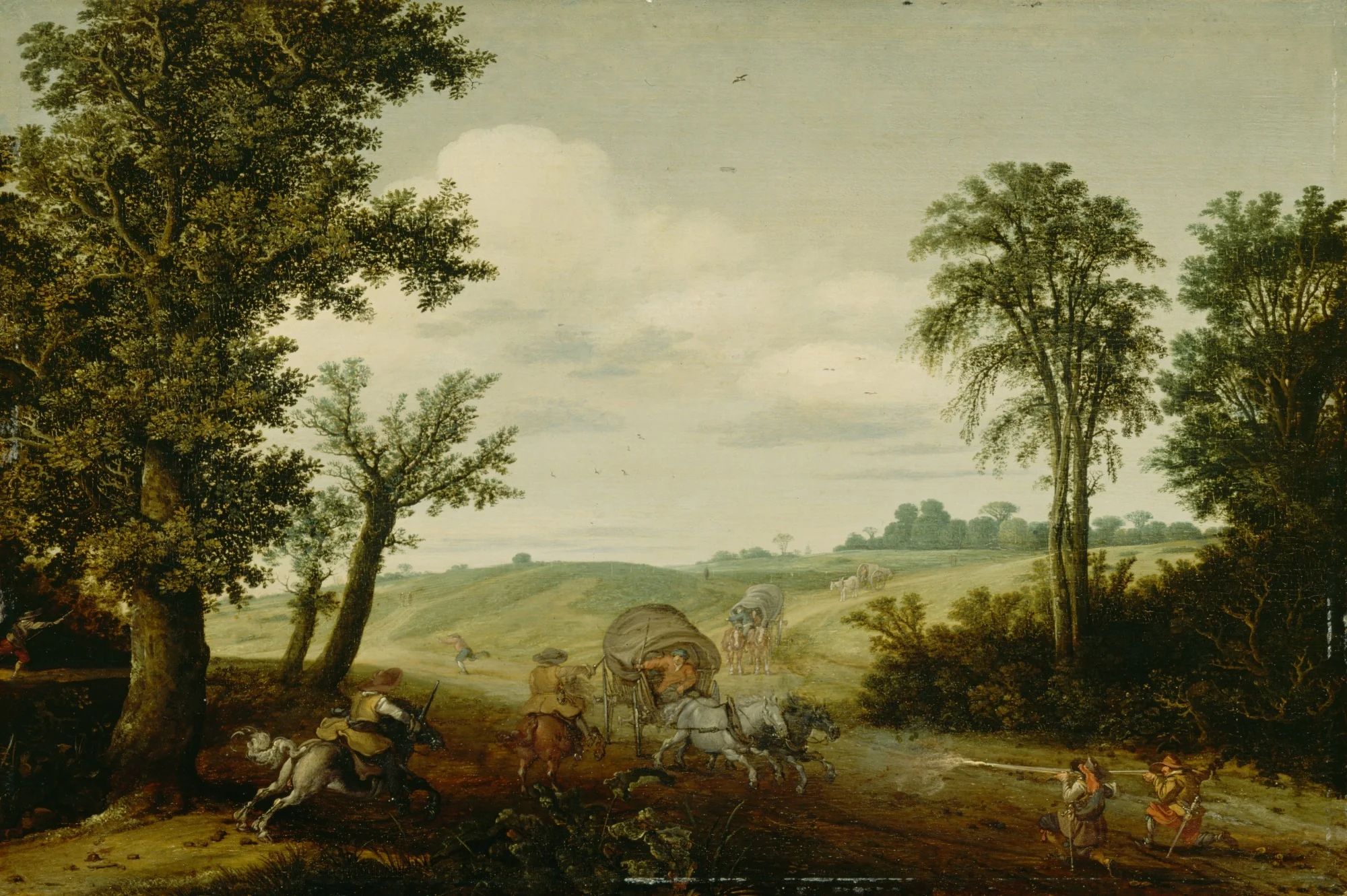 The Highway Robbery, detail
