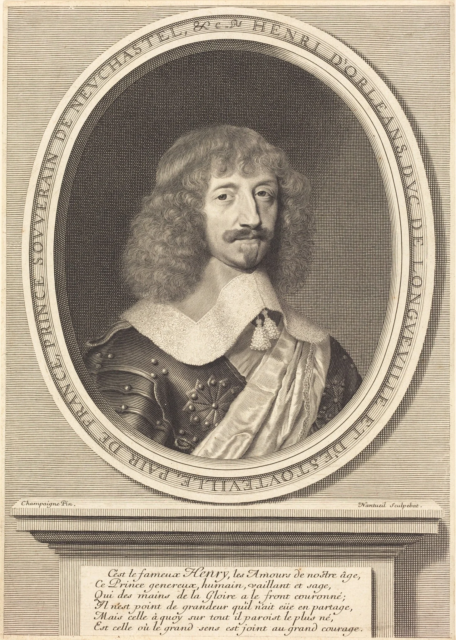 Henri II d'Orléans, Duc de Longueville, detail