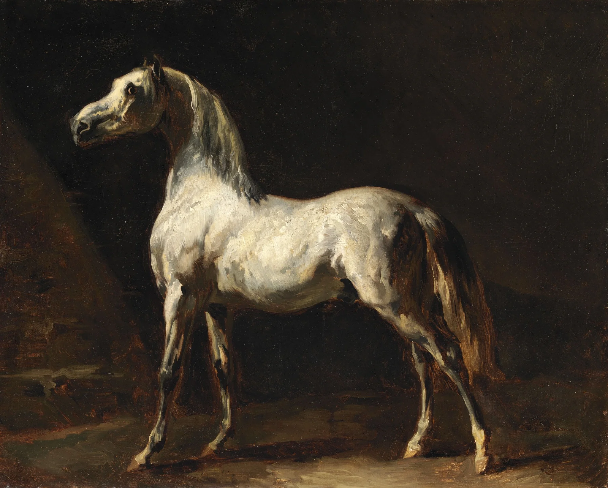 A Horse, detail