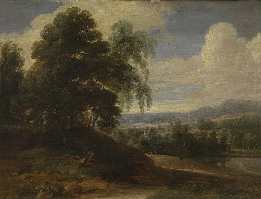 Landschap, detail