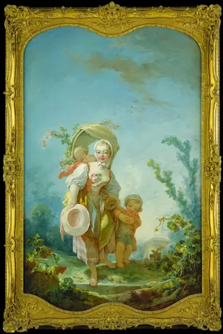 The Shepherdess, by Jean Honoré Fragonard, oil, 1754