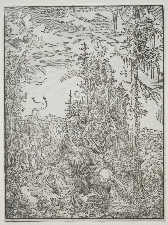 St. George and the Dragon, detail