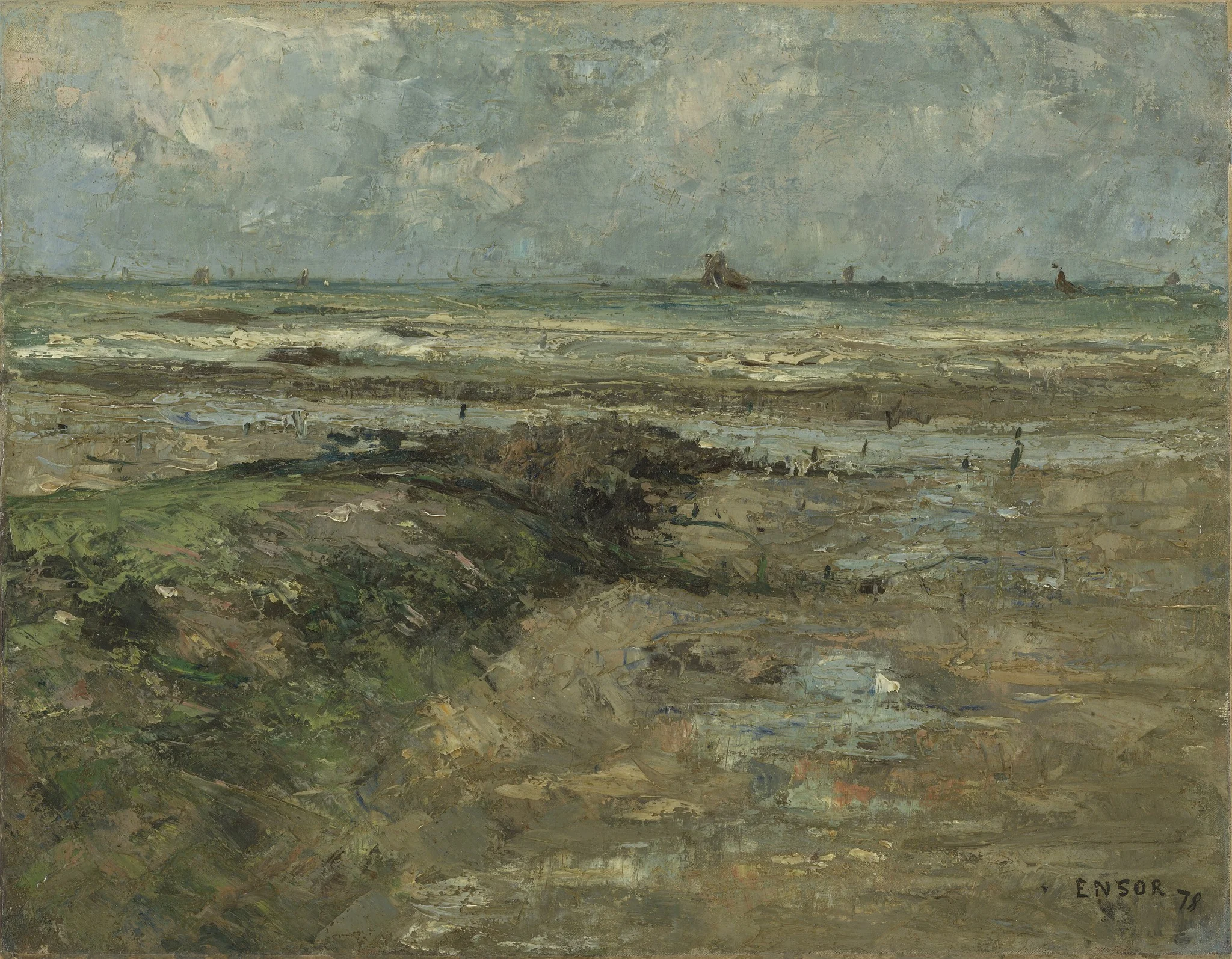 The Breakwater, detail