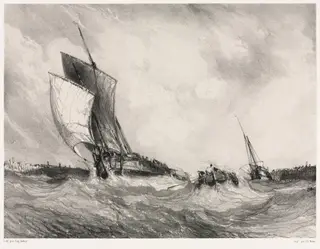 Six Marines: Return to Port, by Eugène Isabey, 1833