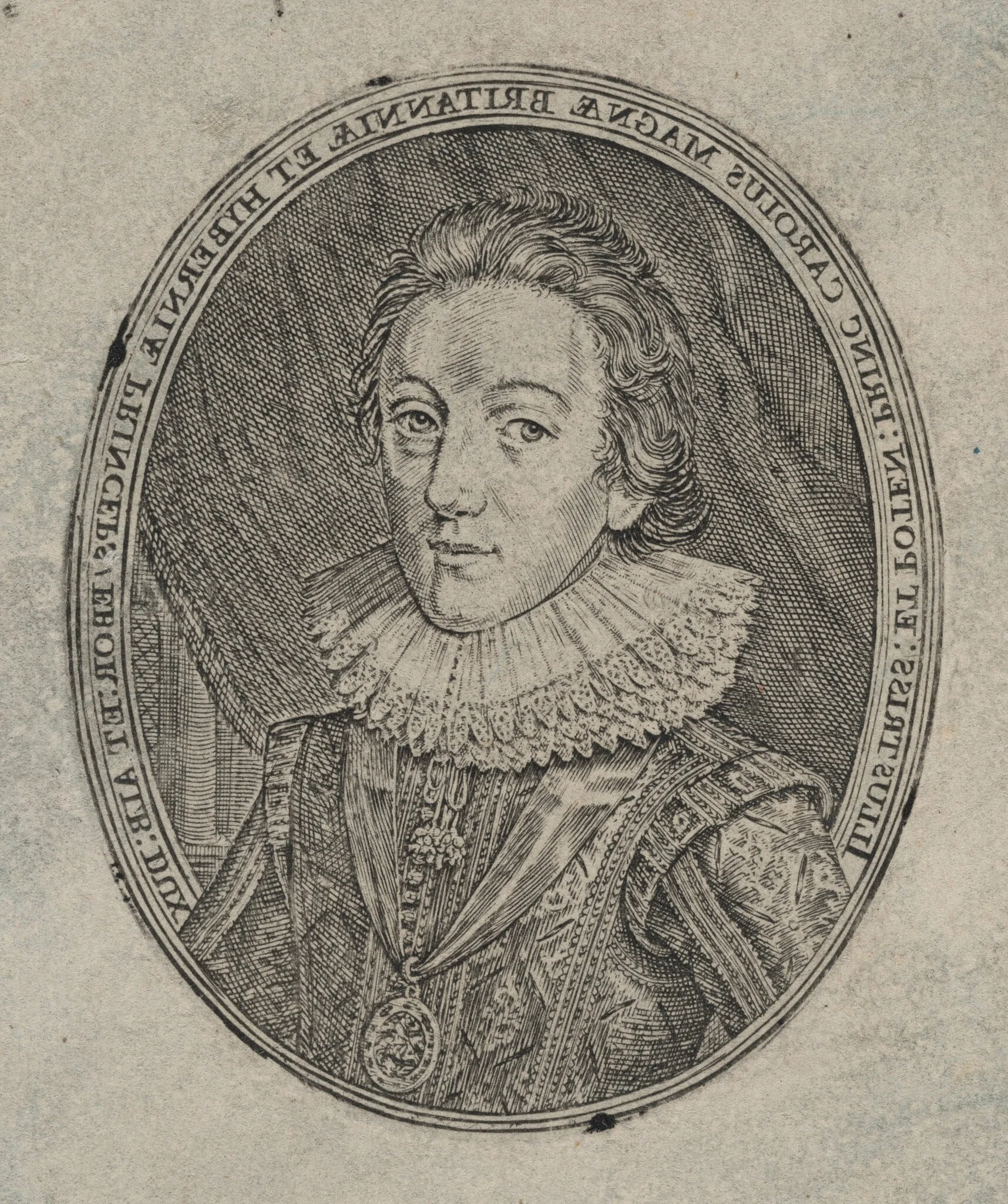 Charles I, King of England [top half], detail