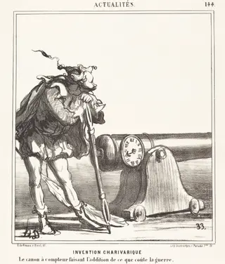 Invention charivarique, by Honoré Daumier, ink, 1868