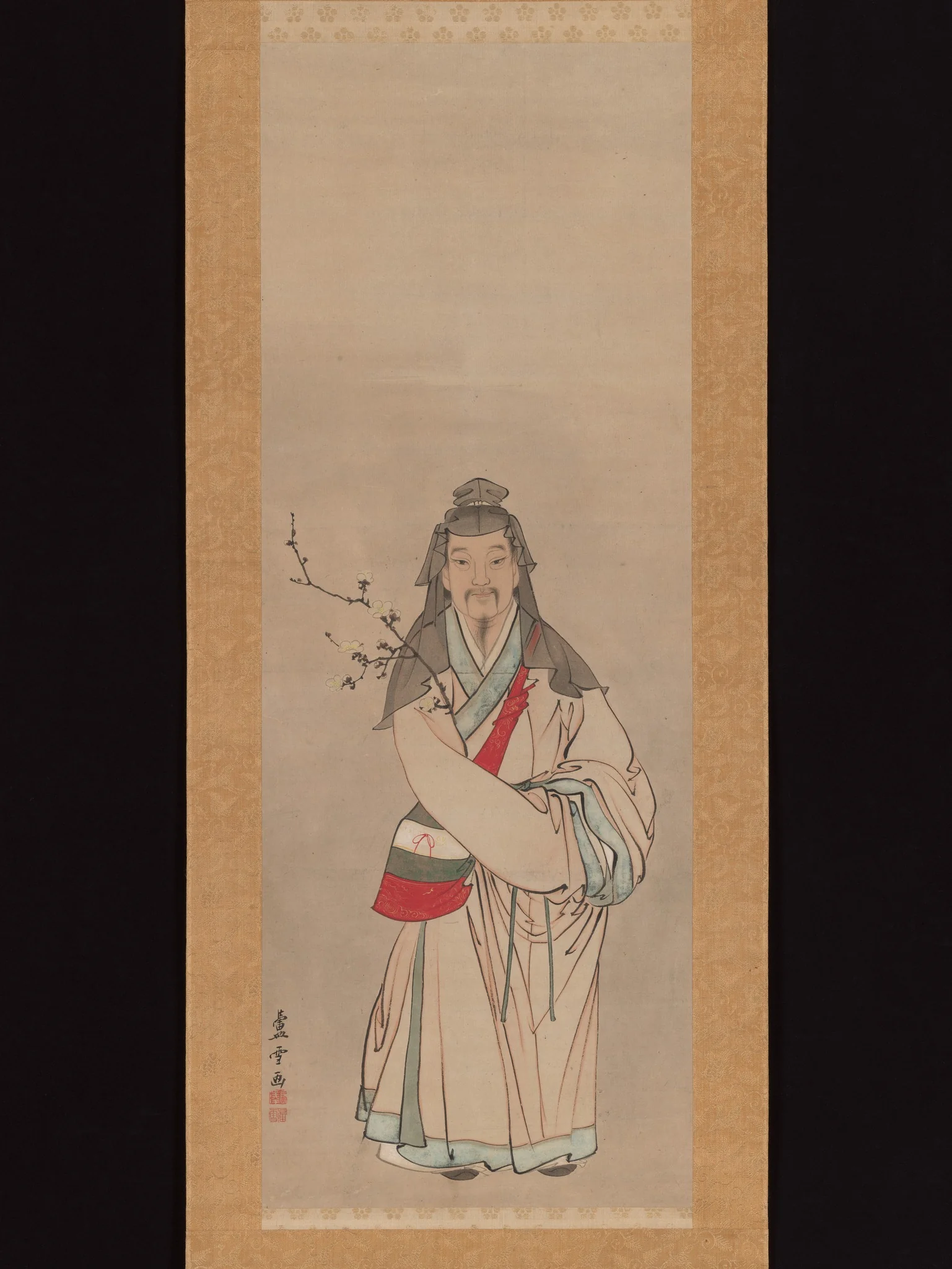 Tenjin Traveling to China, detail