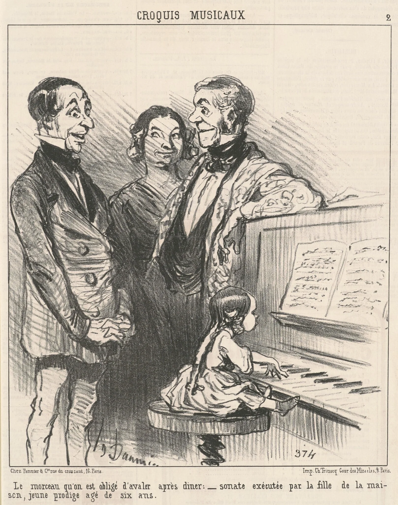 Le morceau qu'on obligé d'avalier ..., detail