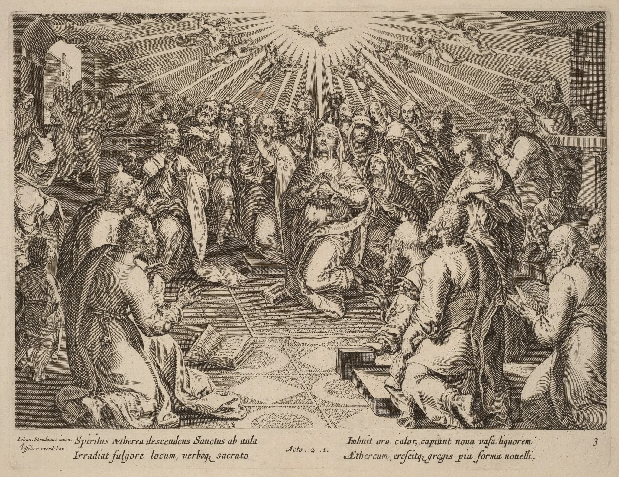 Pentecost, detail