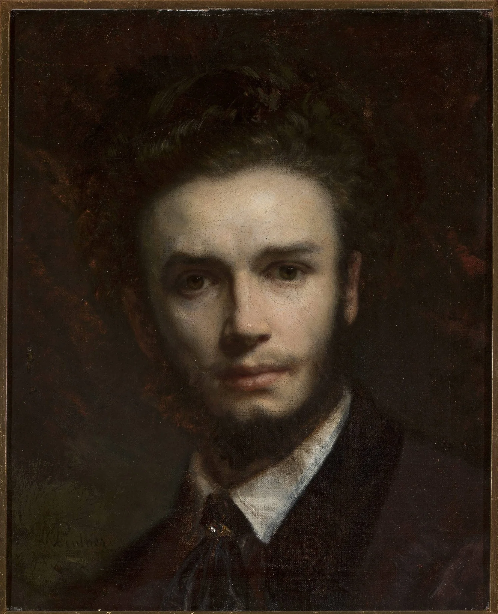 Self-portrait, detail