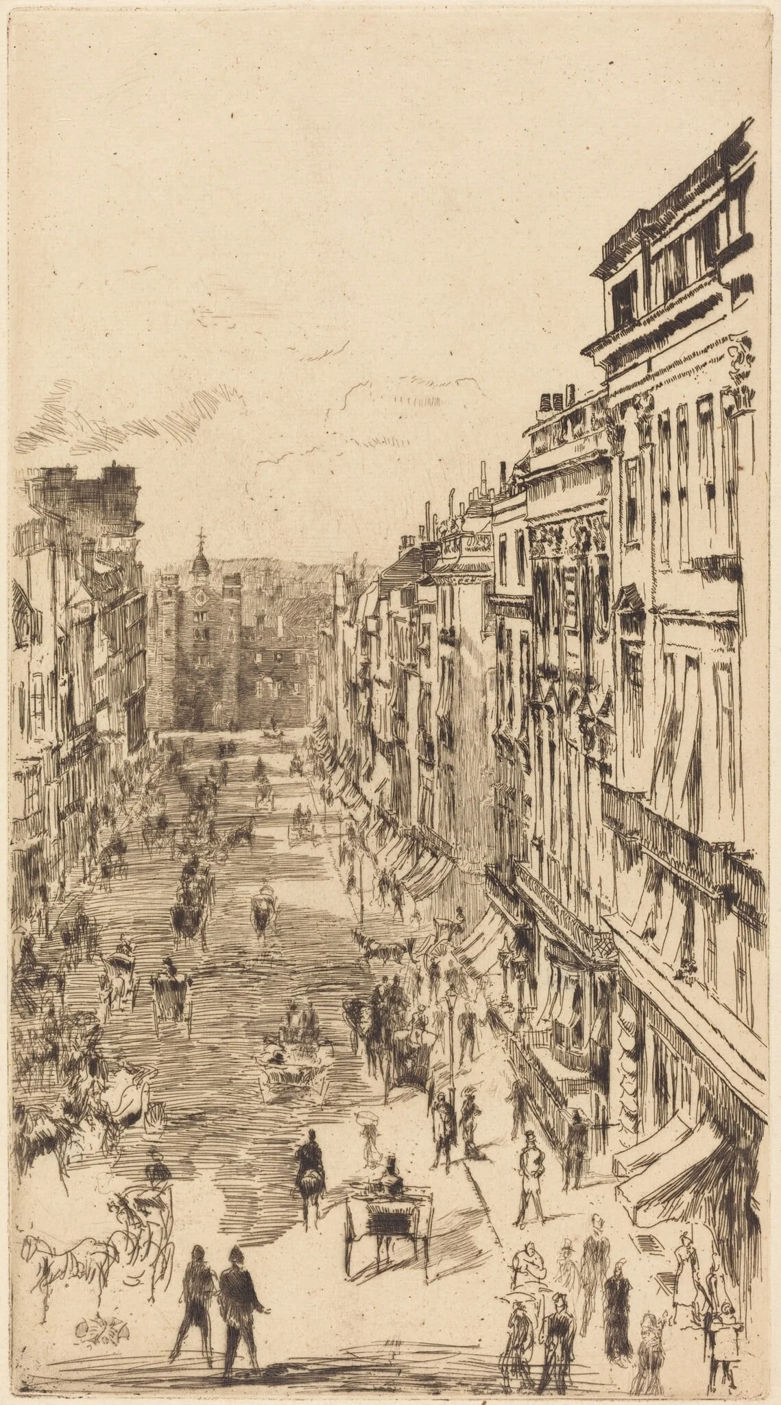 St James's Street, detail