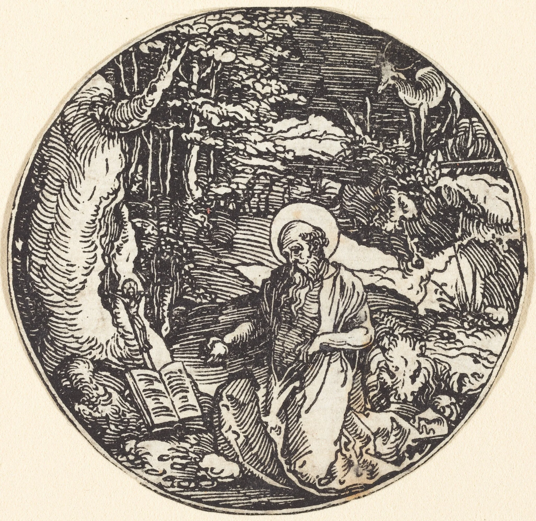 Saint Jerome in Penitence, detail