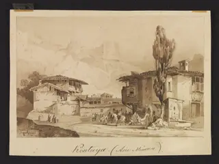 Koutaya. (Asie Mineure), by Alexander Matwjejewitsch Dorogoff, watercolor, 1848