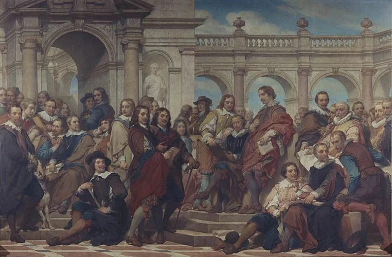 Painters and Etchers, detail