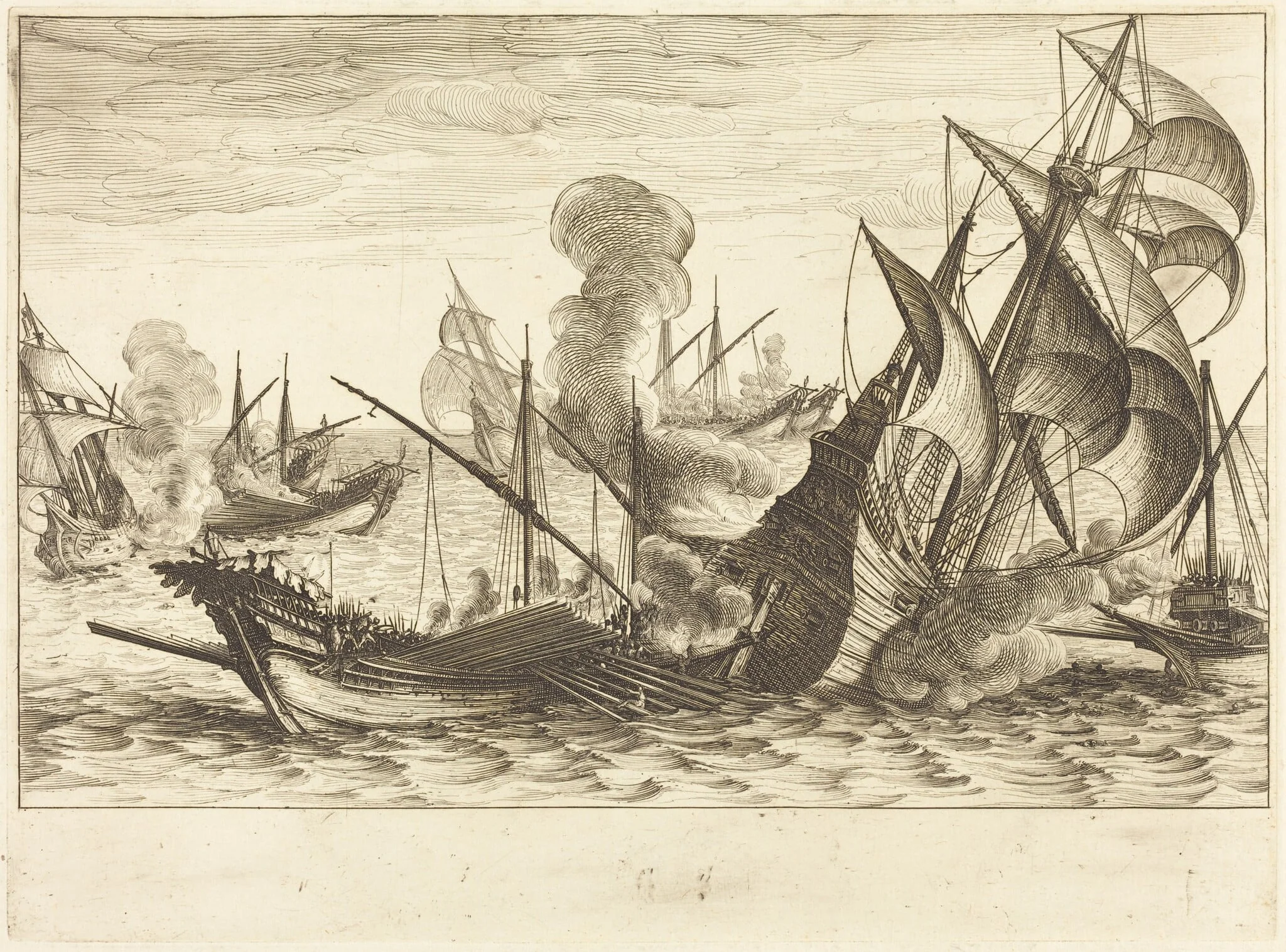 The Second Naval Battle, detail
