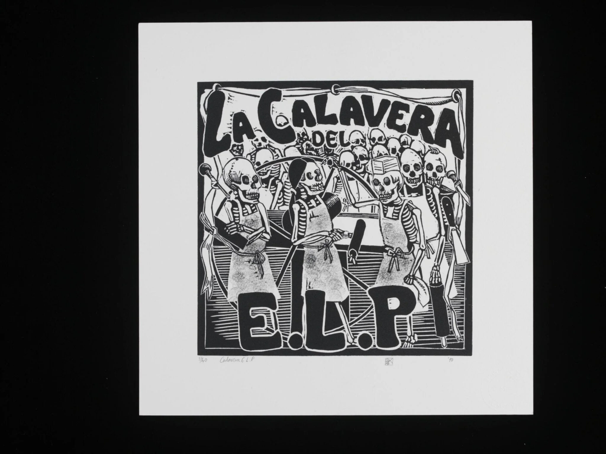 Calavera E.L.P, detail
