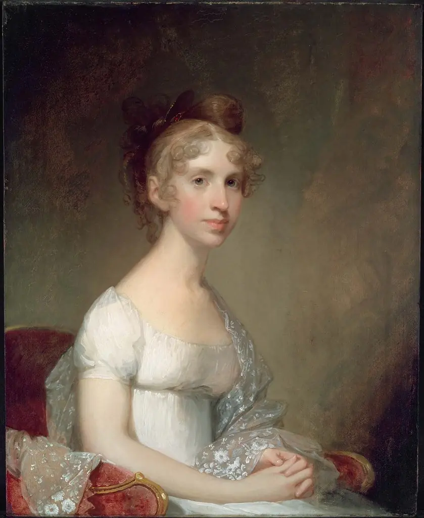 Anna Powell Mason (Mrs. Patrick Grant), by Gilbert Stuart, unspecified, 1807