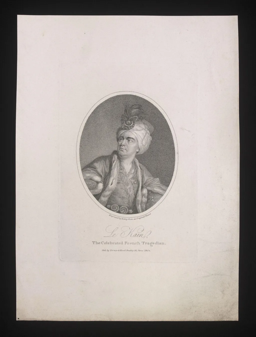 Le Kain/the celebrated French Tragedian, by Ridley, 31