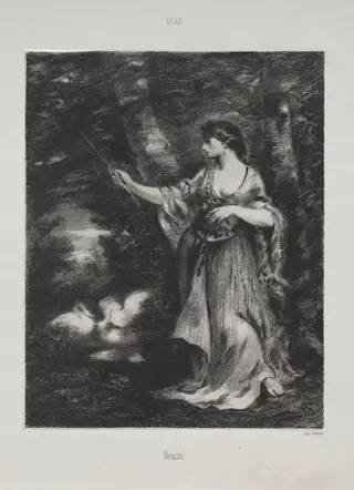 Beauté, by Narcisse Virgilio Díaz, 1849