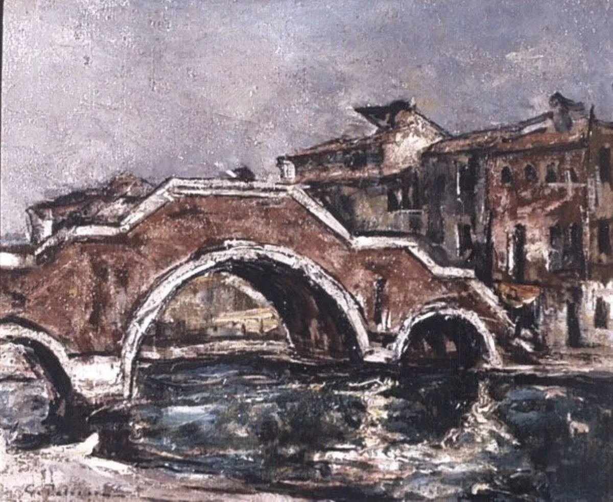 Punte cu trei arcuri, detail