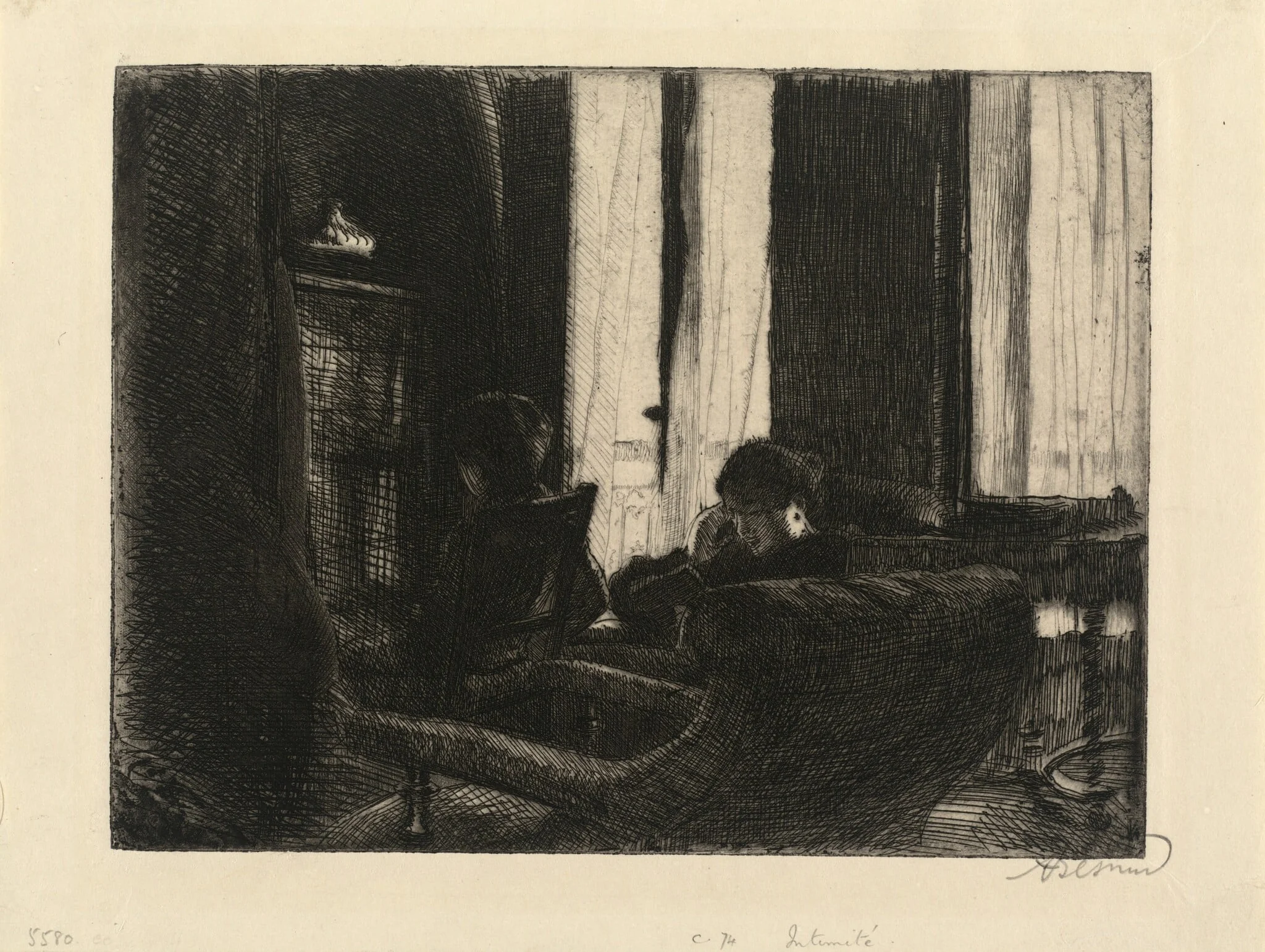 Intimacy (Intimité), detail