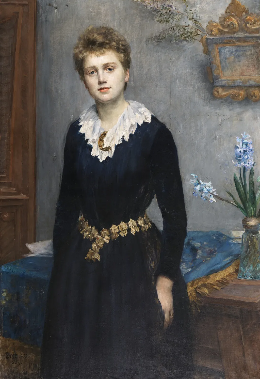 Berligot Ibsen (née Bjornsen), by Louise Catherine Breslau, oil, 1895