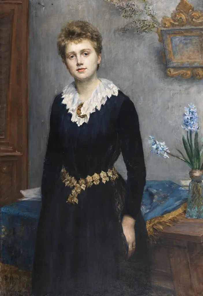 Berligot Ibsen (née Bjornsen), by Louise Catherine Breslau, oil, 1895
