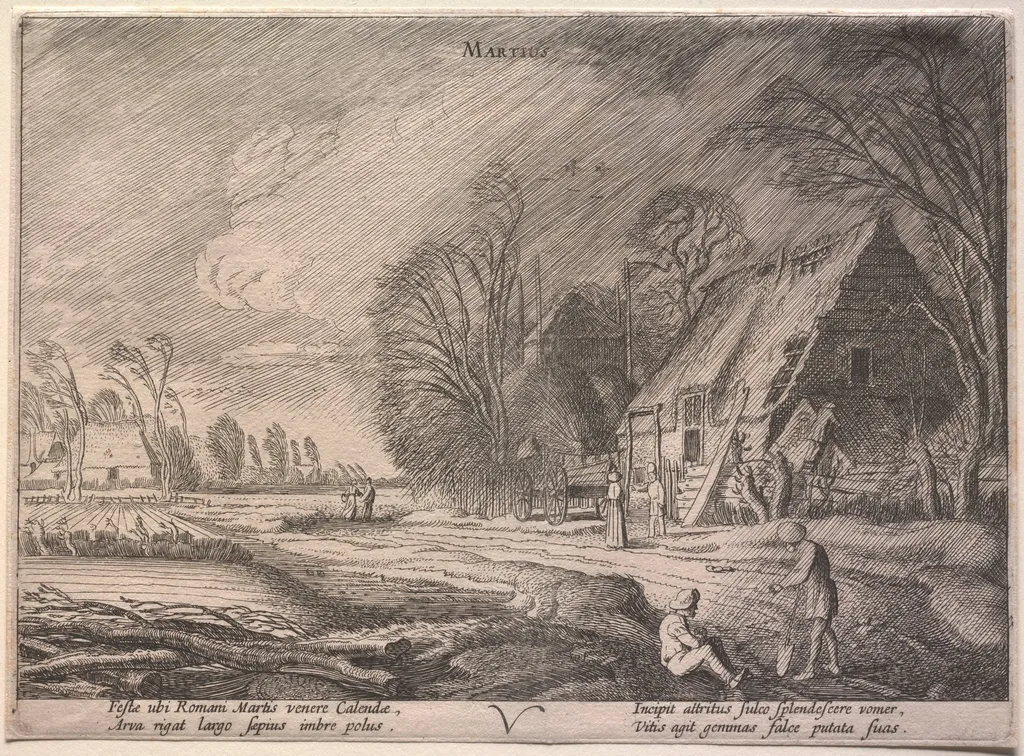 The Twelve Months: March, by Velde, Jan van de, II, 1613