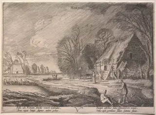 The Twelve Months: March, by Velde, Jan van de, II, 1613