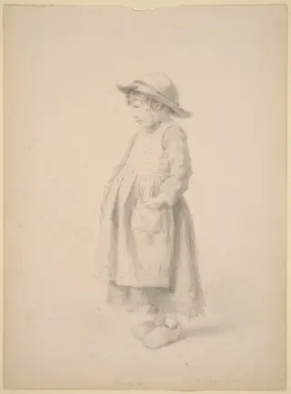 Francois, by Charles J. Bridgman, graphite, 1872