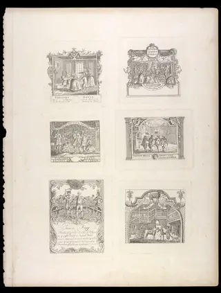 H Beard Print Collection, by William Hogarth, 1750