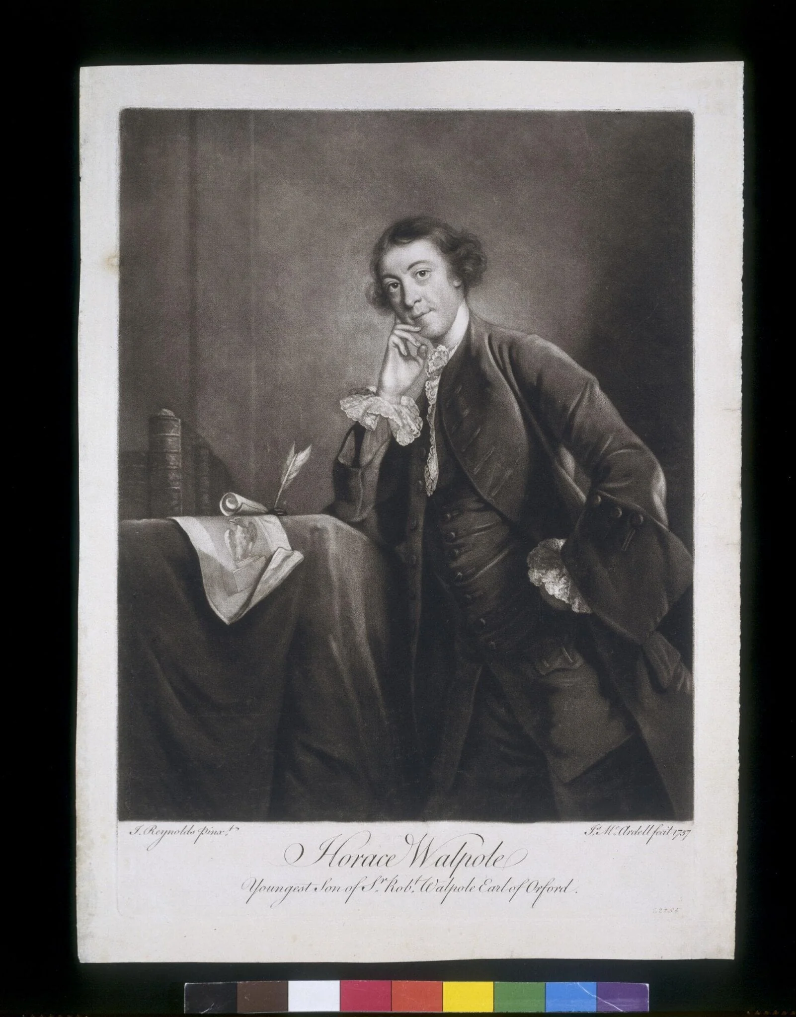 Horace Walpole, detail