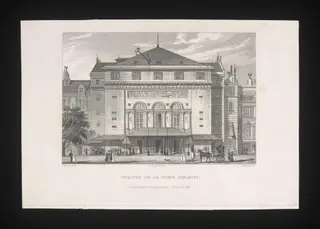 Theatre de La Porte St. Martin, by Joseph Nash, 15