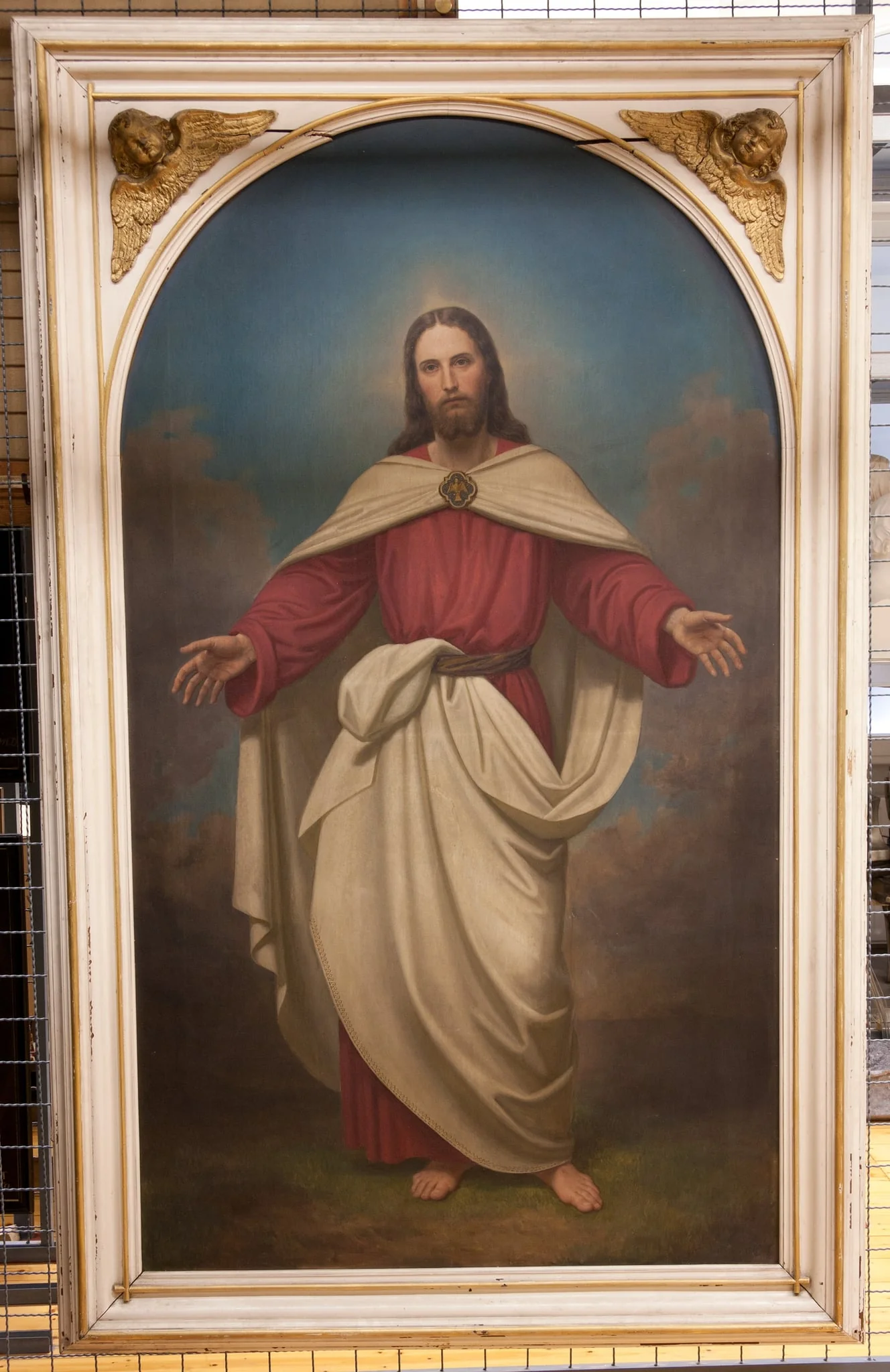Segnender Christus, detail