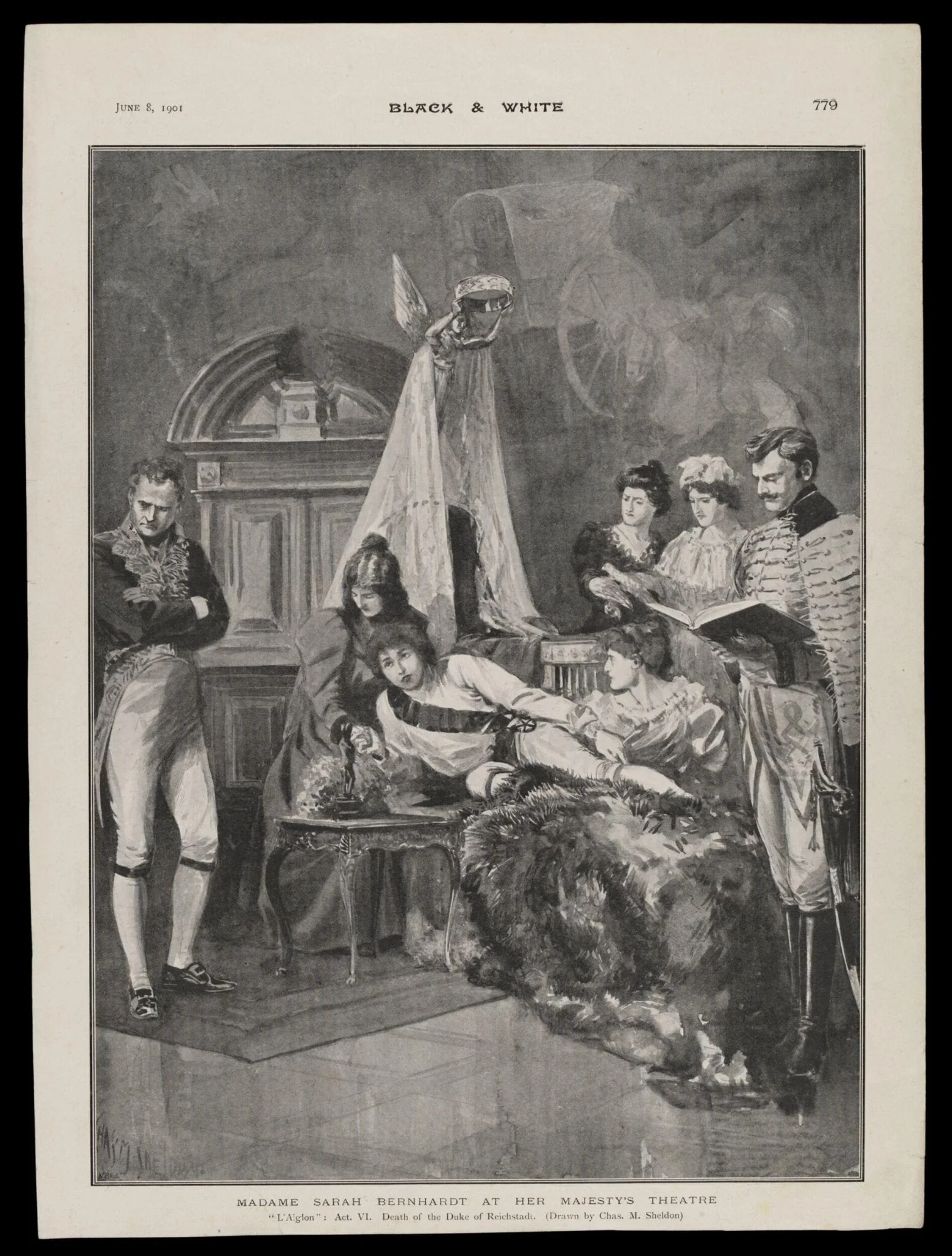 H Beard Print Collection, detail