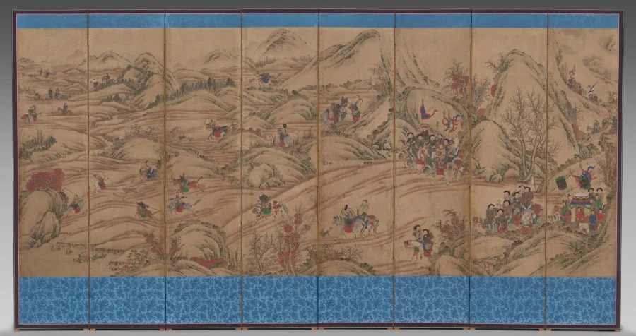 Hunting Scene, detail