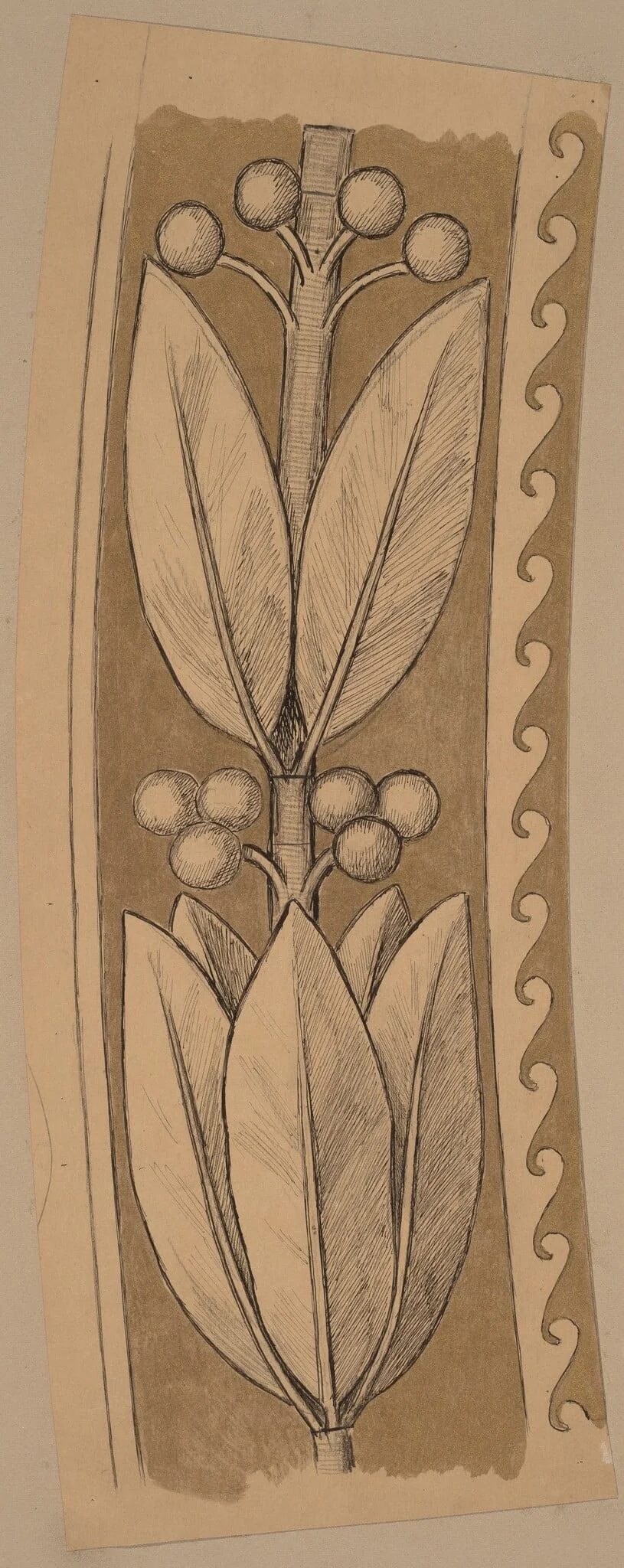Study for a Border Design, detail
