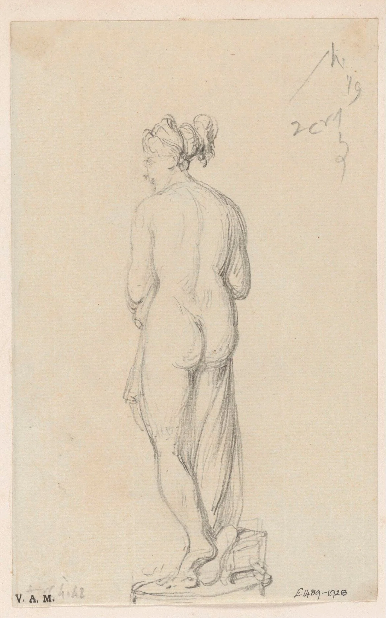 A classical statue, detail