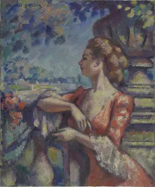 Expectation, by Charles-François-Prosper Guérin, oil, 1907