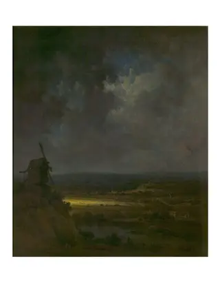 The Mill, by Georges Michel, oil, 1834
